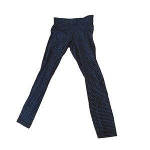 Blue and Black Lululemon Leggings